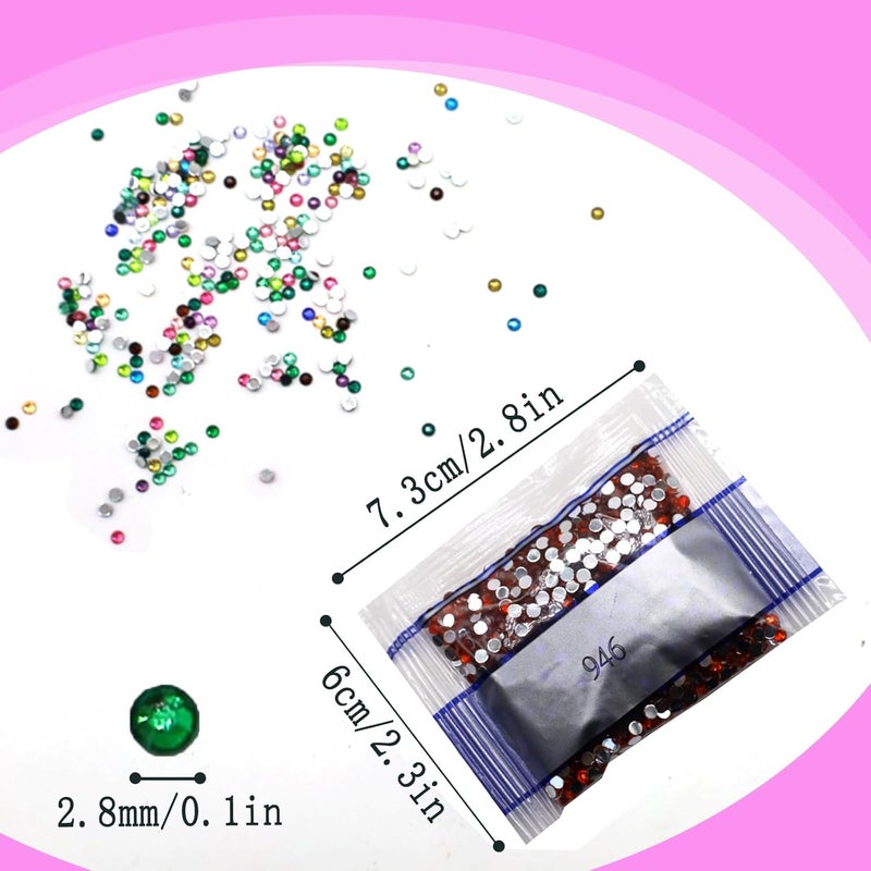 THUTEP 10000 Pieces Shiny 5D Diamond Art Painting Beads, Single Color Code:946, Rhinestones Accessories for Crafting, Round Beads Art Replacement for DIY Craft Diamond Art Painting Accessories (946) - Image 3